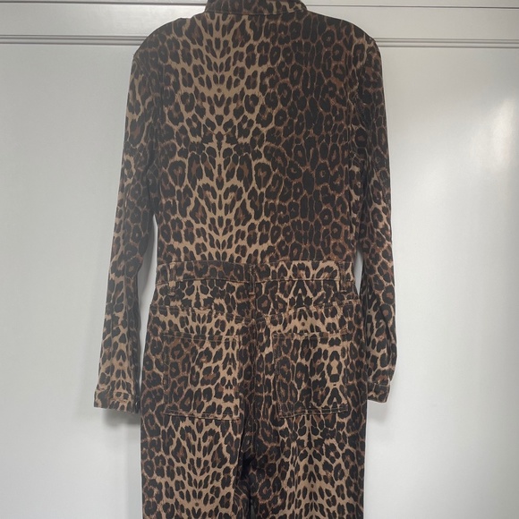 Boohoo Cute Leopard Cotton Jumpsuit - Picture 7 of 7